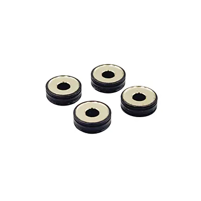 RC Maker Large Contact Brass "Ringed" Roll Center Shim Set - 2.5mm (4pcs)