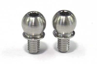 Reve D SPM Titanium Kingpin Ball (Diameter 5.9mm, Total Length 10mm, 2pcs) 