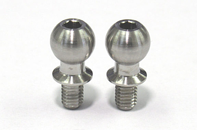Reve D SPM Titanium Kingpin Ball (Diameter 5.9mm, Total Length 12mm, 2pcs) 