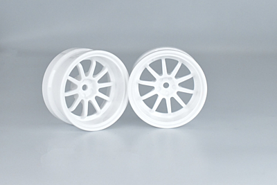 Reve D Competition Drift Wheel "VR10" White (Offset 10mm, 2pcs)