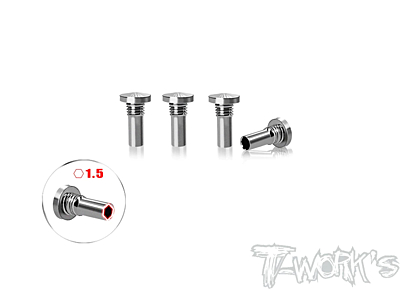T-Work's 64 Titanium Linear Spring Screw for Awesomatix A800R (4pcs)