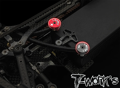 T-Work's Polarity Heatsink Connector 4mm (Red/Black)