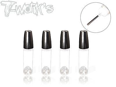 T-Work's Covered Needle Head Oil Bottle 15cc (4pcs)