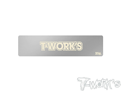 T-Work's Narrow Battery Weight 35g (34x135mm)