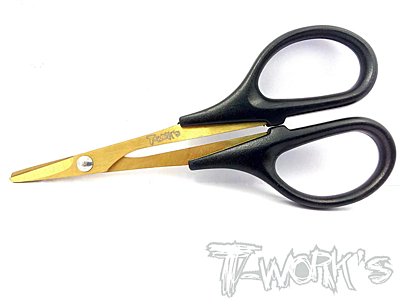 T-Work's Titanium Nitride Lexan Curved Scissor