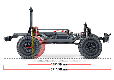 Traxxas TRX-4 Land Rover Defender 1:10 TQi RTR (Red)