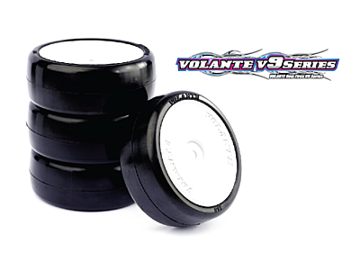 Volante V9XE w/VL-CCM 'Evolution' 1/10 TC 32R Outdoor Asphalt Rubber Tire Preglued (4pcs)