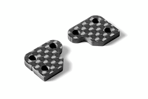 XRAY XB2 Graphite Extension For Steering Block (2pcs) - 1 Slot