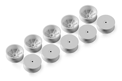 XRAY 4WD Front Wheel Aerodisk with 12mm Hex IFMAR - White (10pcs)