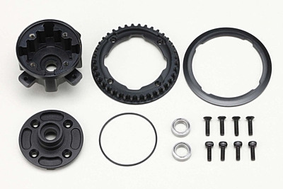 Yokomo MS1.0/BD12/11 Aluminum Gear Differential Case (with 38T Pulley)