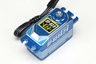 Yokomo SP-03D V2 Blue Low Profile Programmable (Drift Spec/18.0kg/7.4V) Brushless Servo